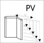 Скобы BREVETTI Тип PV 