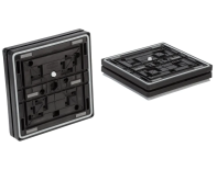 Блочная присоска VCBL-R 160x160x25 30/50 6,5/7,5 TV с сенсорным клапаном для растровых столов