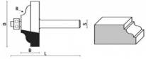 Фреза для выборки паза Тип 19