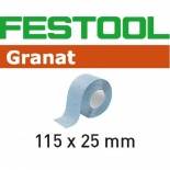 Festool Шлифовальный материал StickFix в рулоне 115x25m P120 GR: Granat