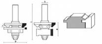 Фреза для выборки паза Тип 25