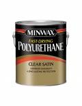 Финишное покрытие для дерева MINWAX Fast-Drying Polyurethane Полуматовое 3.785мл 