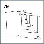 Скобы BREVETTI Тип VM 