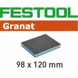 Festool Губка шлифовальная 98x120x13 220 GR/6 Granat